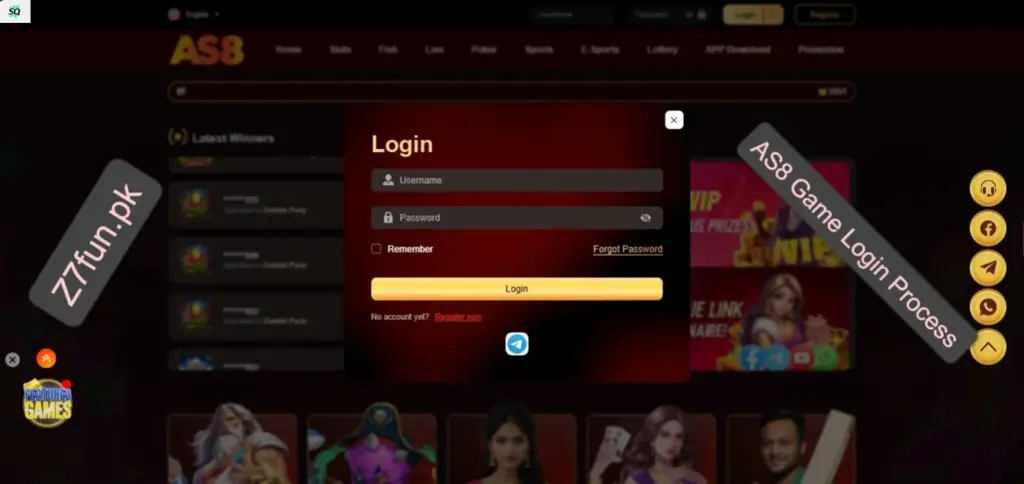 AS8 Game Login 