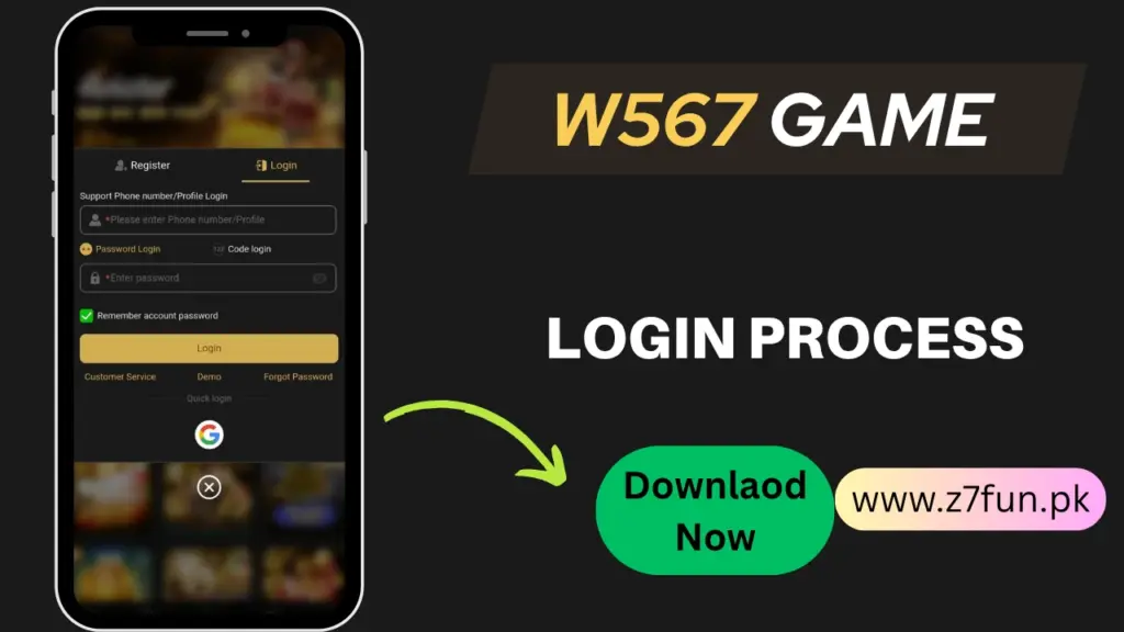 W567 Game Login