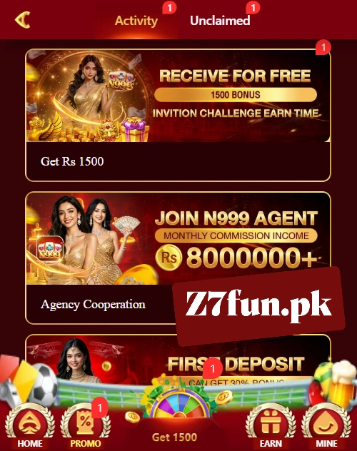 N999 game referral invite screen showing unique referral code