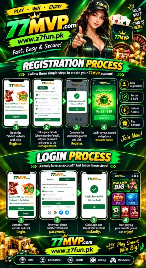77mvp game login and register