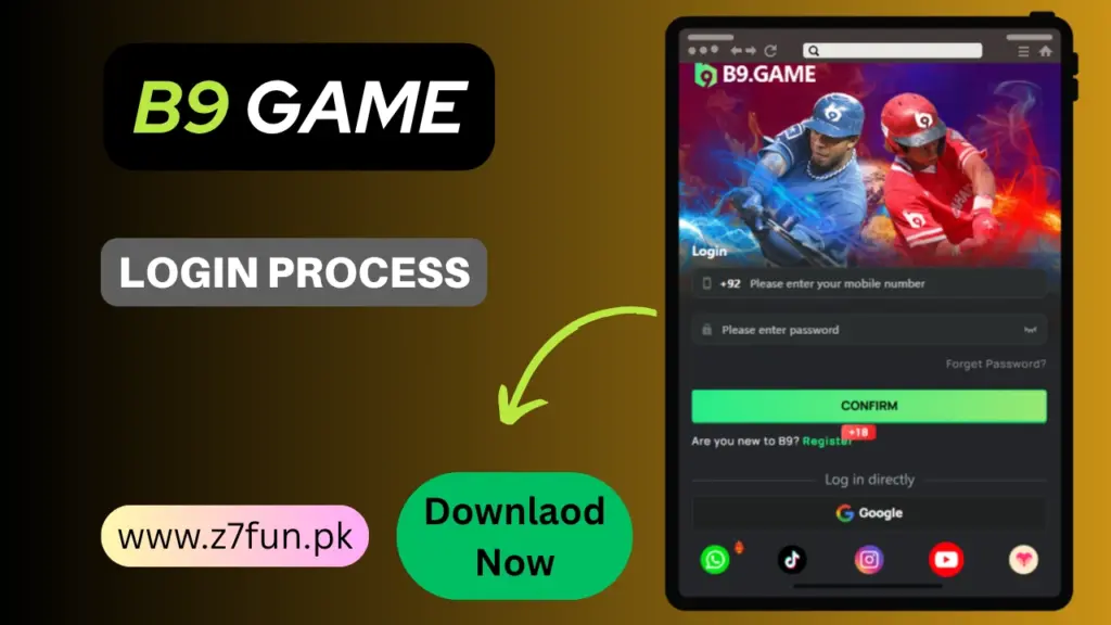 B9 Game Login Guide