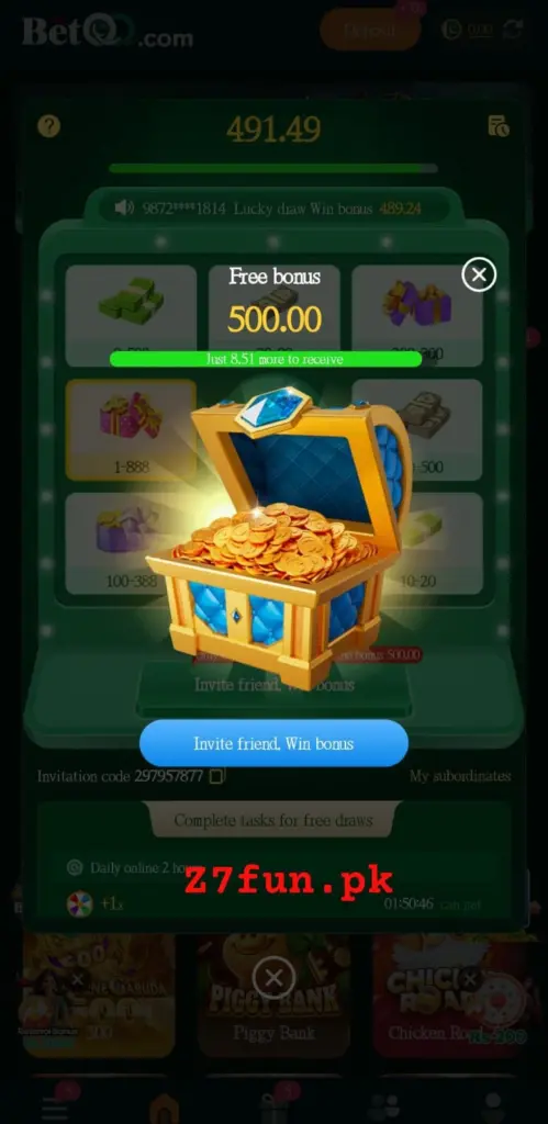 BetQQ App Download Bonuses