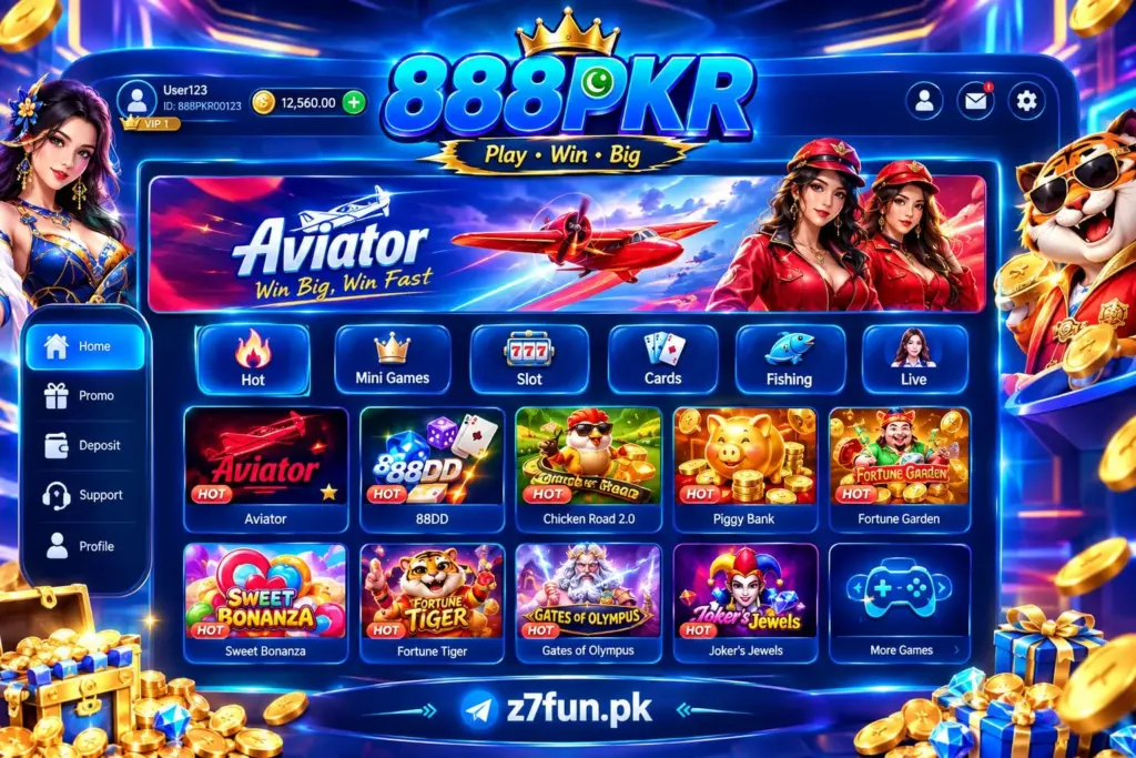888PKR Game Download Interface