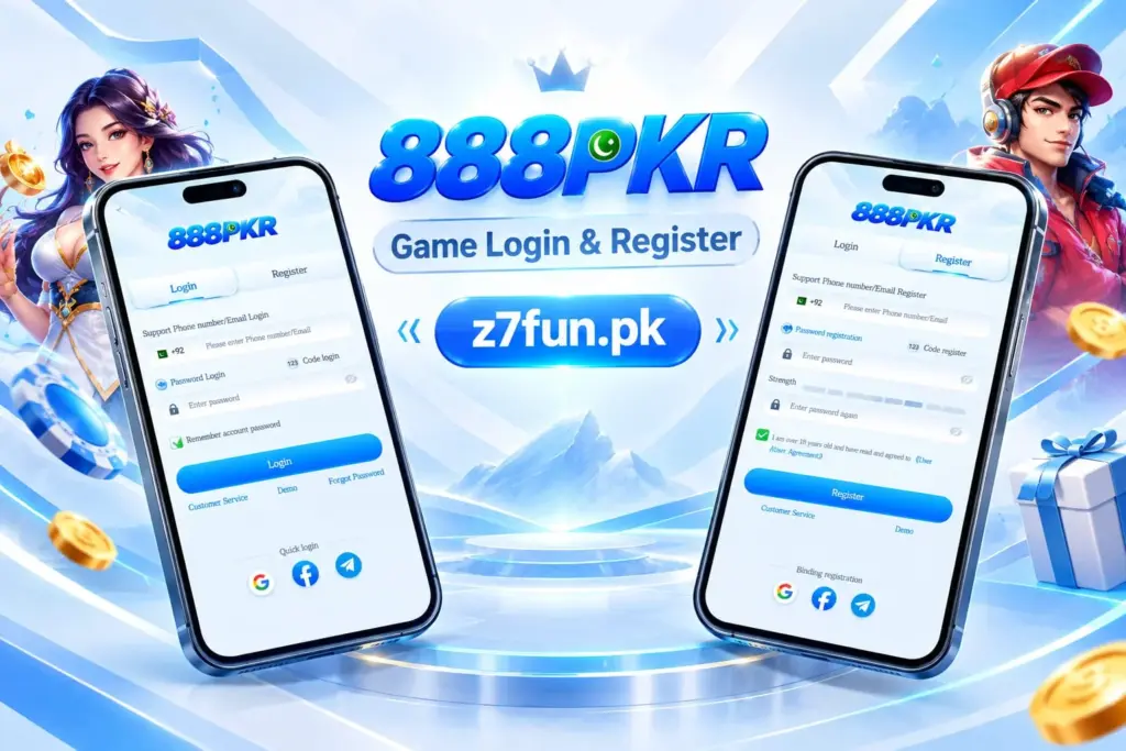 888PKR Game Login and Register